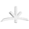 Ekena Millwork Alberta Architectural Grade PVC Gable Bracket, 72"W x 27"H x 4"D x 4"F, 9/12 Pitch GBP072X27X0404ALB00 - alternate 1
